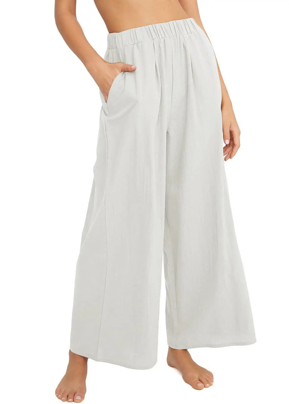 Elvarya Lazy Style Wide Leg Pants