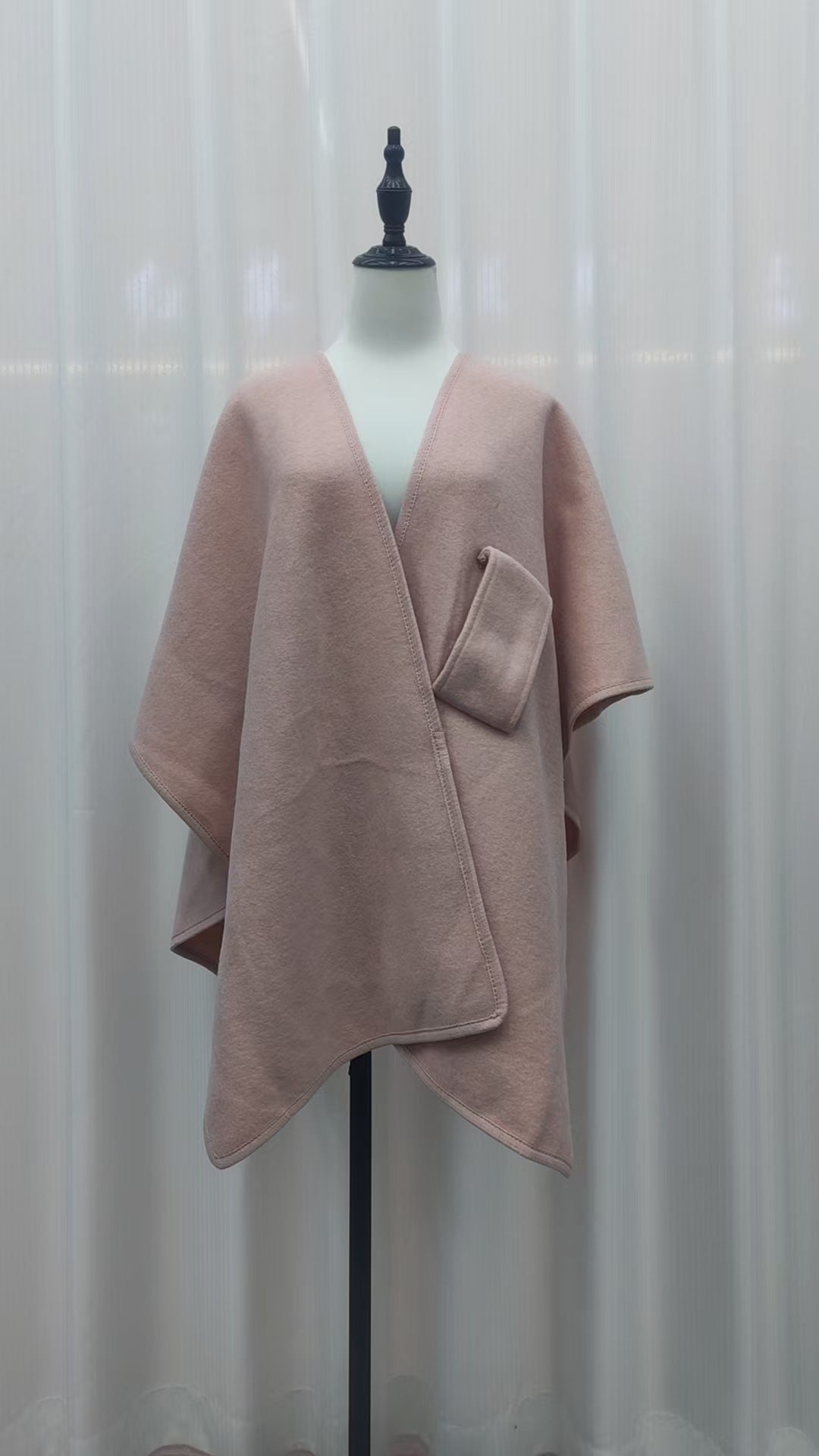 Danis Fur Collar Cape And Shawl