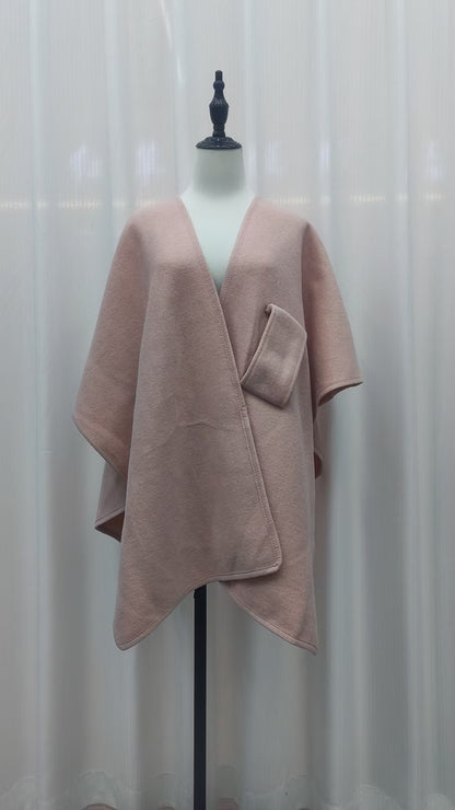 Danis Fur Collar Cape And Shawl