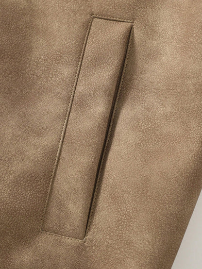 Vintage Prestige Leather Zip Jacket