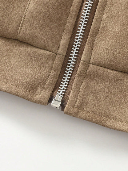 Vintage Prestige Leather Zip Jacket
