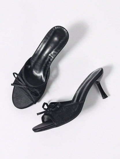 Sheer Mesh High Heels