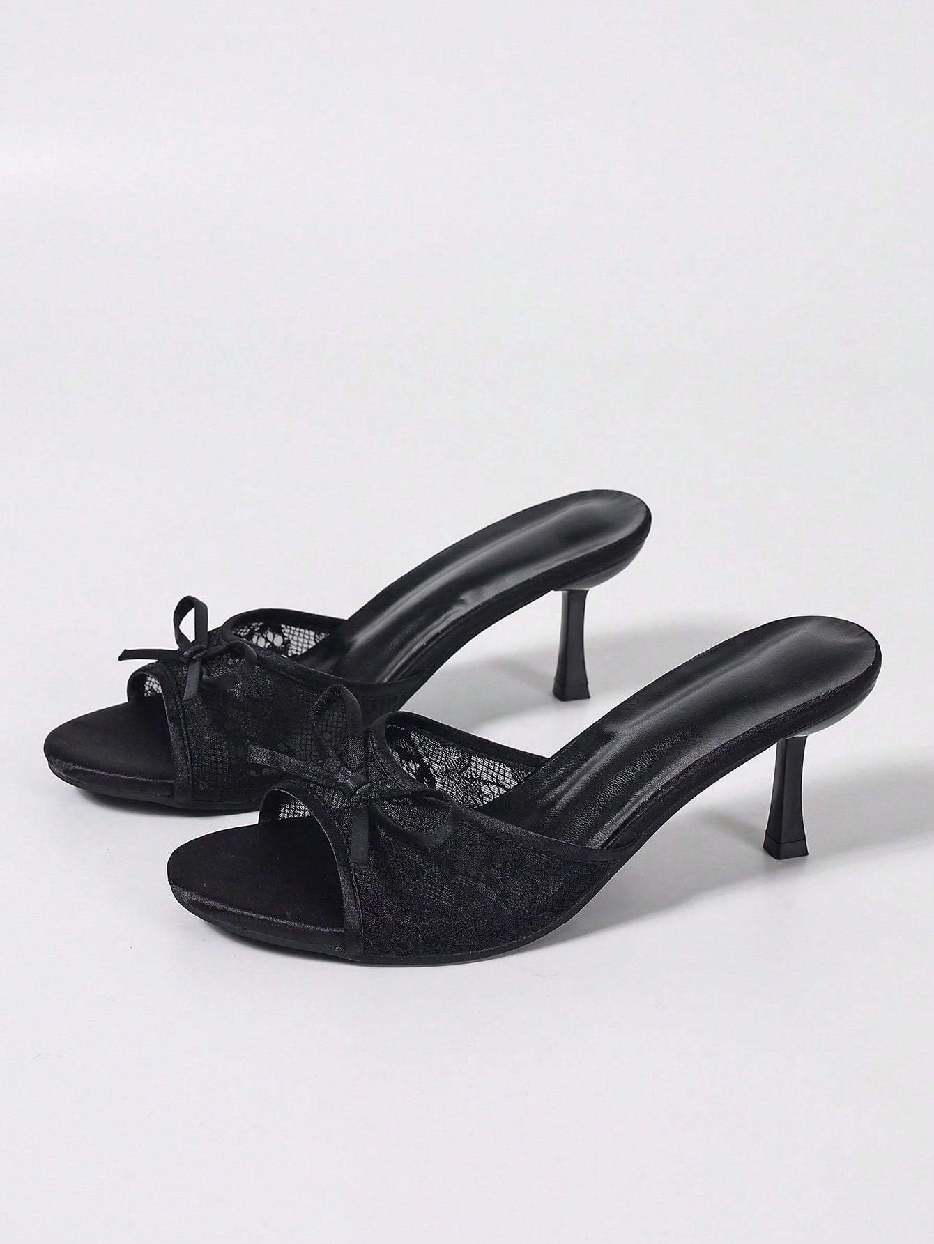 Sheer Mesh High Heels