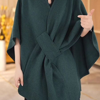Danis Fur Collar Cape And Shawl