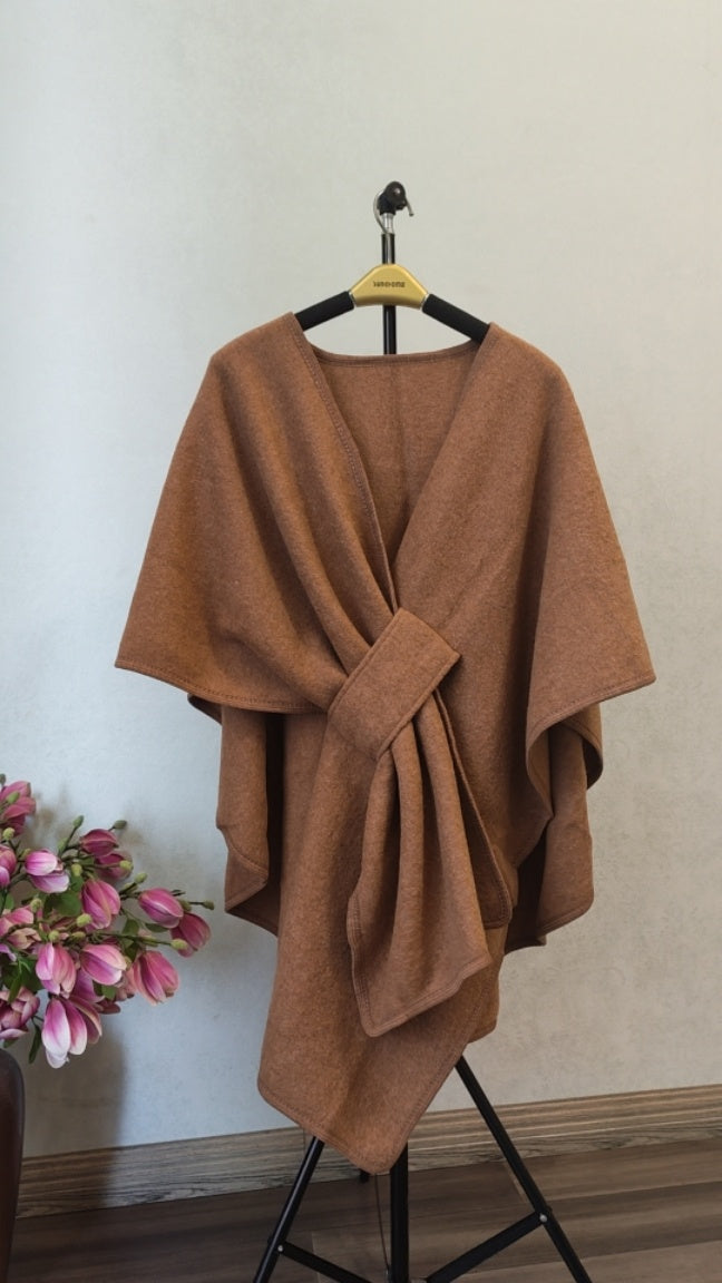Danis Fur Collar Cape And Shawl