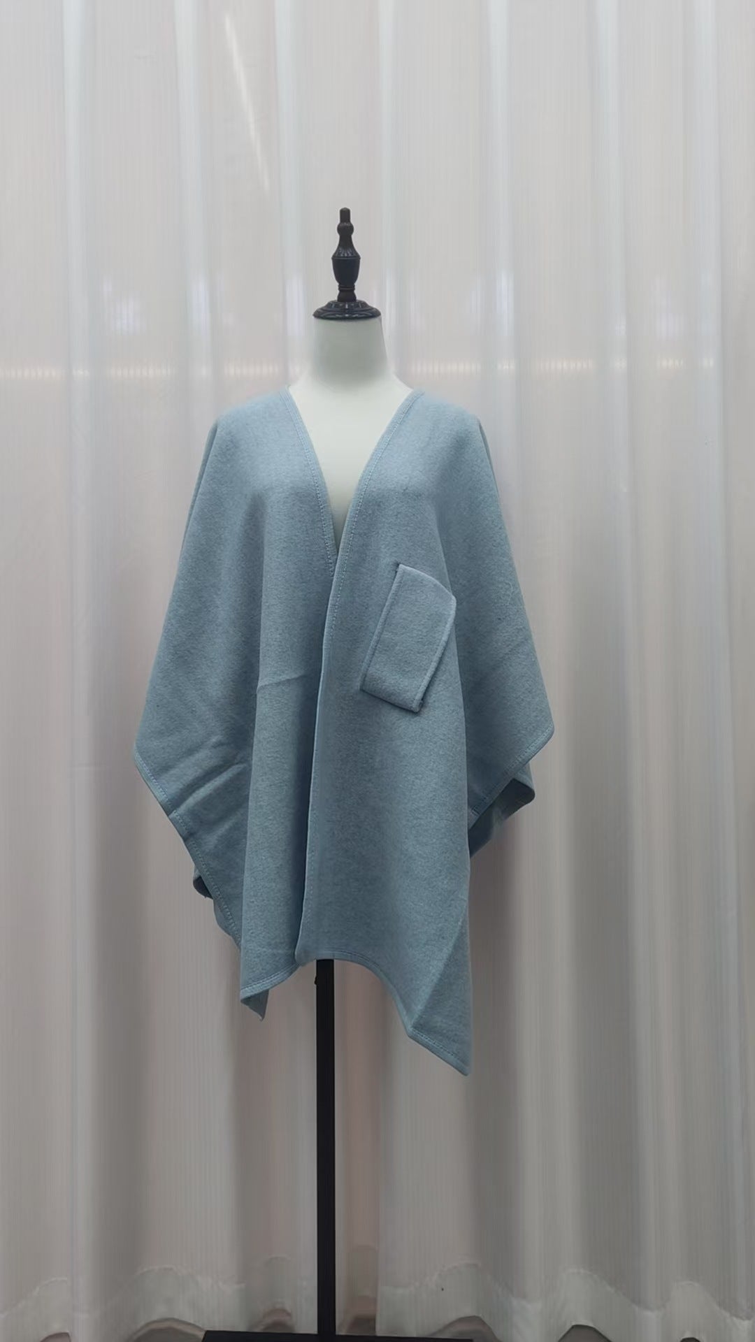 Danis Fur Collar Cape And Shawl