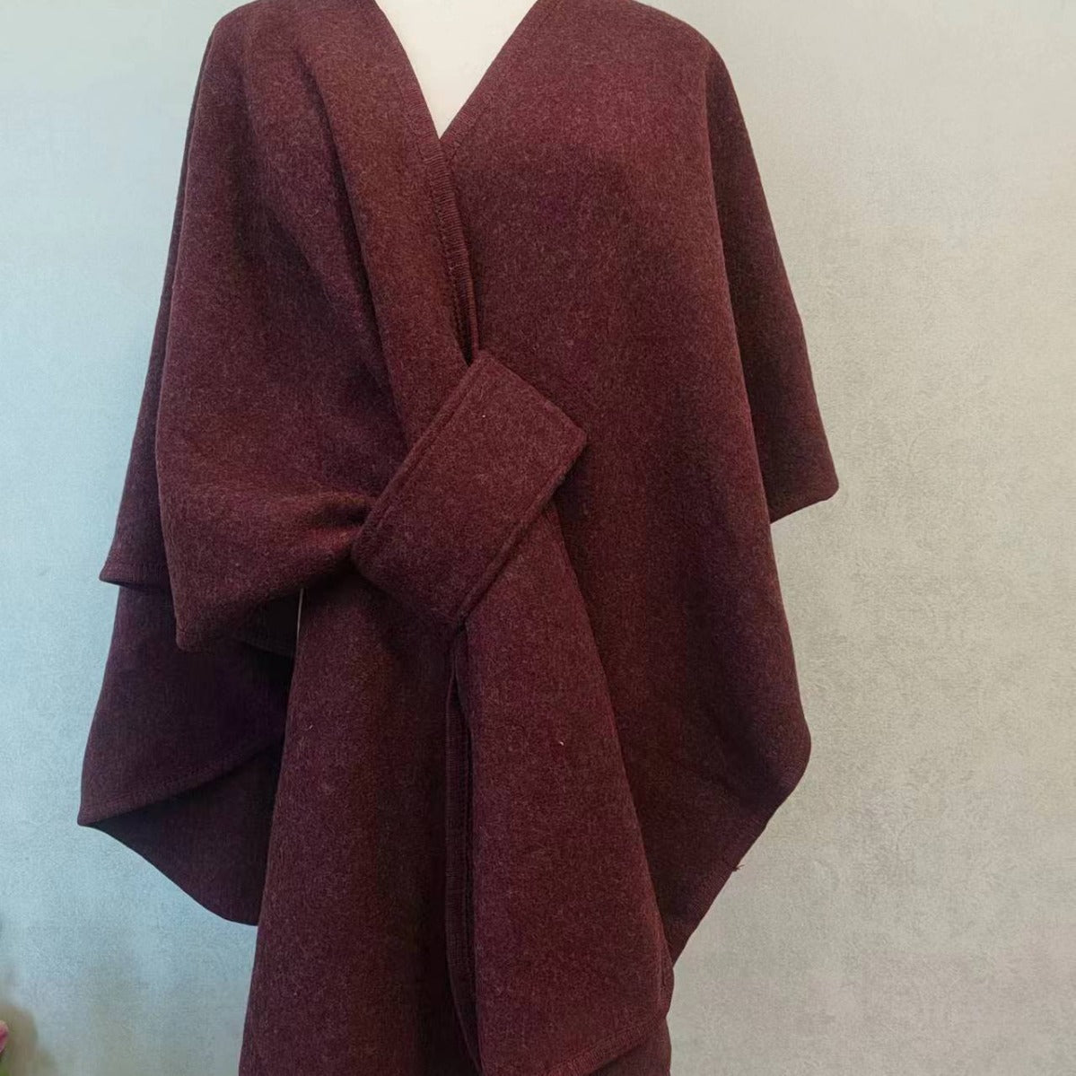 Danis Fur Collar Cape And Shawl