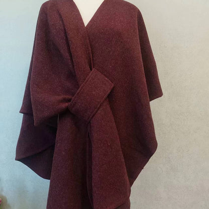 Danis Fur Collar Cape And Shawl