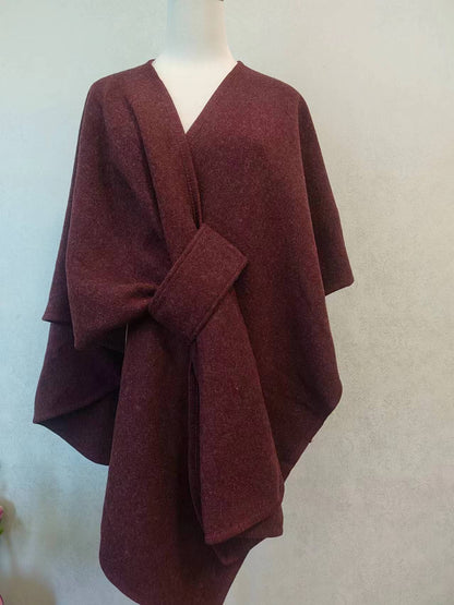 Danis Fur Collar Cape And Shawl