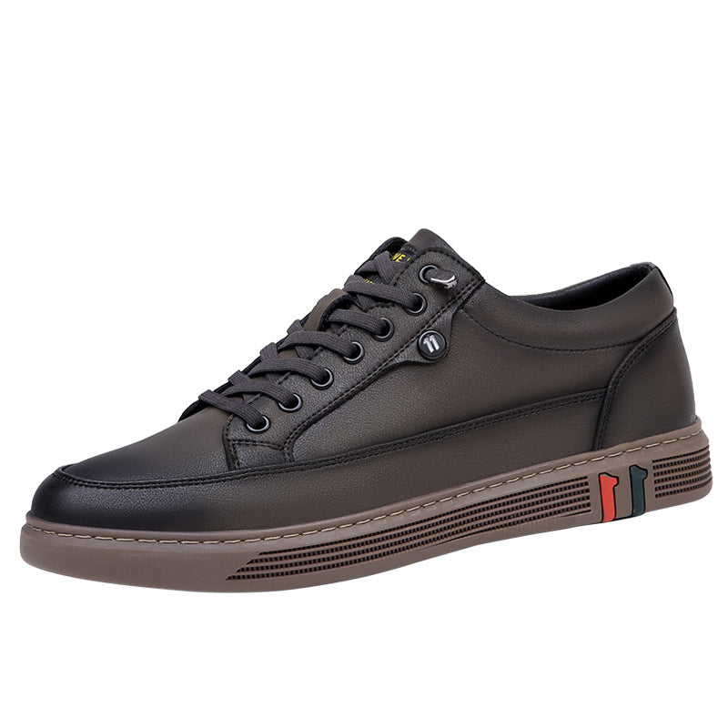 ShadowStride Leather Comfort Sneakers
