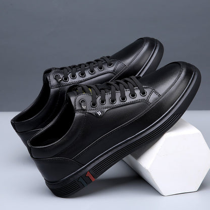 ShadowStride Leather Comfort Sneakers