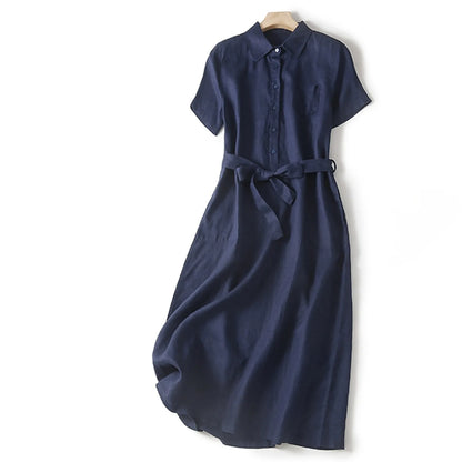 Noa Collared Midi Dress