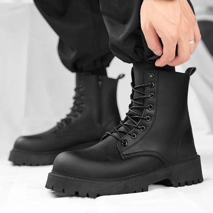 Apex Leather Combat Boots