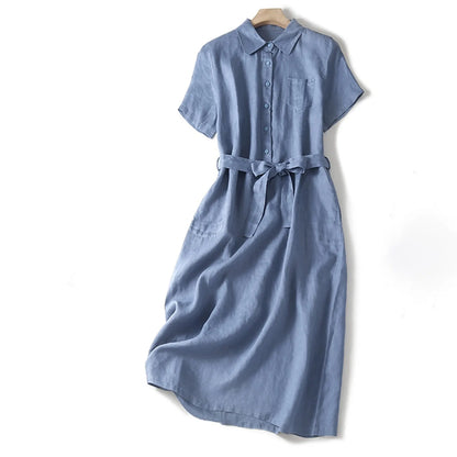 Noa Collared Midi Dress