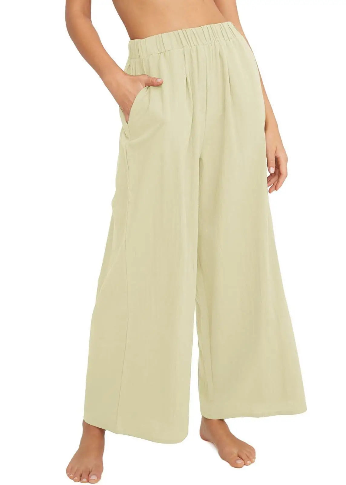Elvarya Lazy Style Wide Leg Pants
