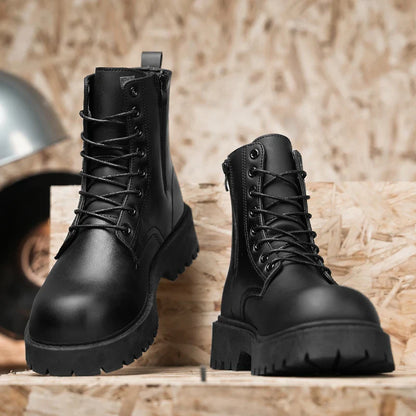 Apex Leather Combat Boots