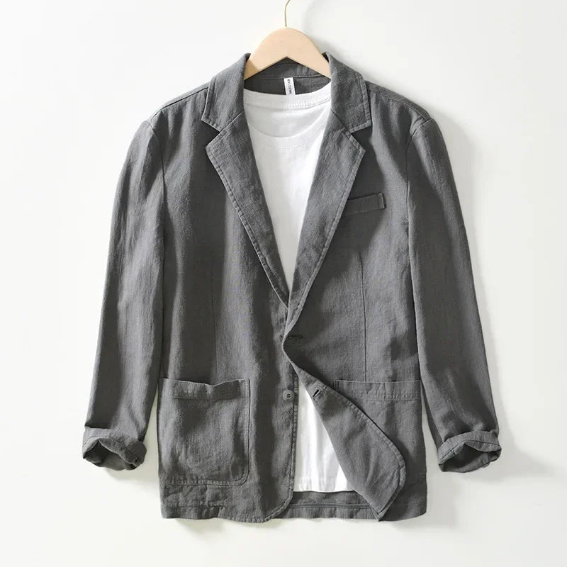 PalmSprings Cotton-Linen Blazer