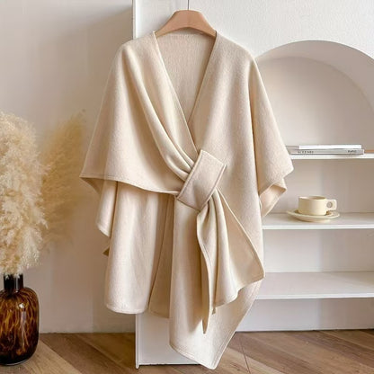 Danis Fur Collar Cape And Shawl