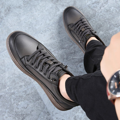 ShadowStride Leather Comfort Sneakers