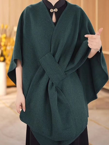 Danis Fur Collar Cape And Shawl