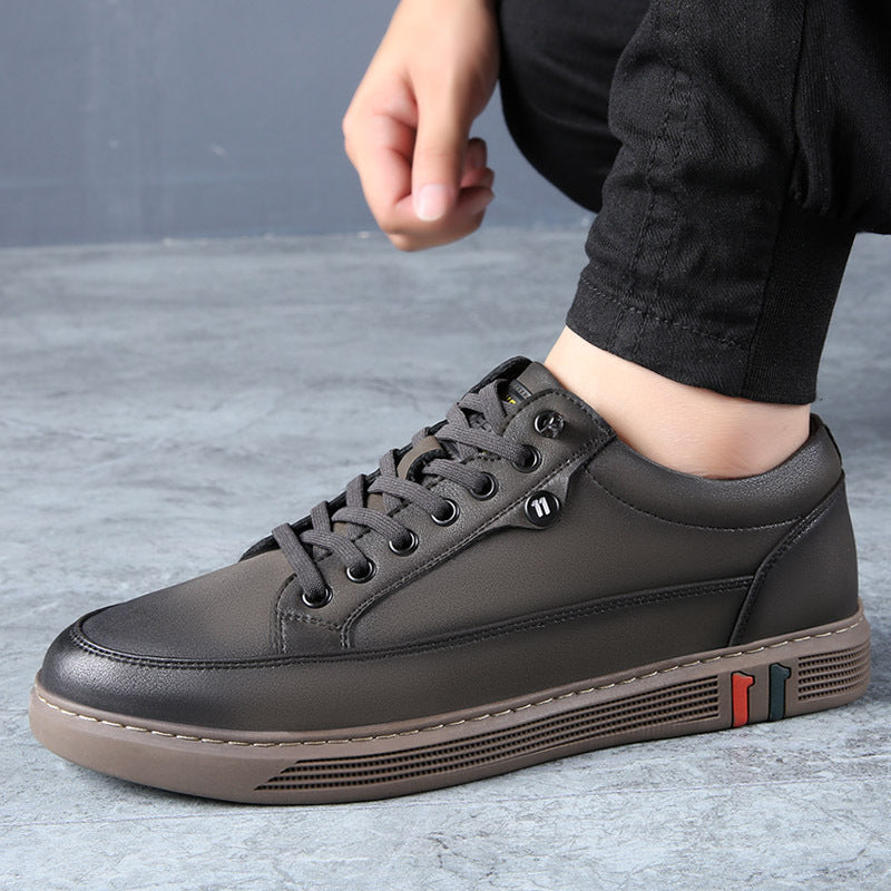 ShadowStride Leather Comfort Sneakers