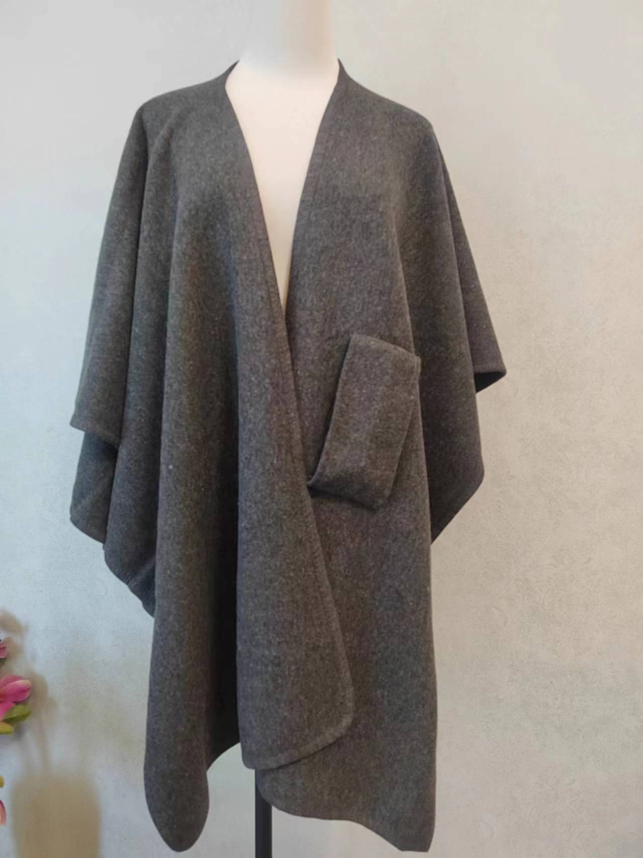 Danis Fur Collar Cape And Shawl