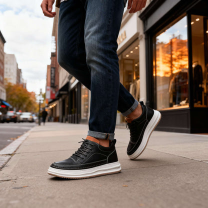 Albert Johnson Leather Sneakers
