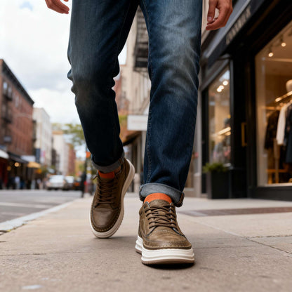 Albert Johnson Leather Sneakers