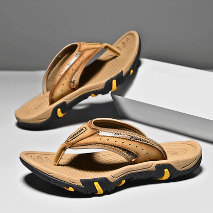 AeroStep Leather Slippers