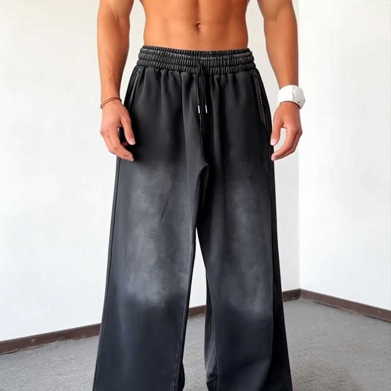 Ruffles Wide Legs Joggers