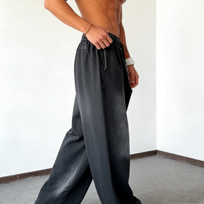 Ruffles Wide Legs Joggers