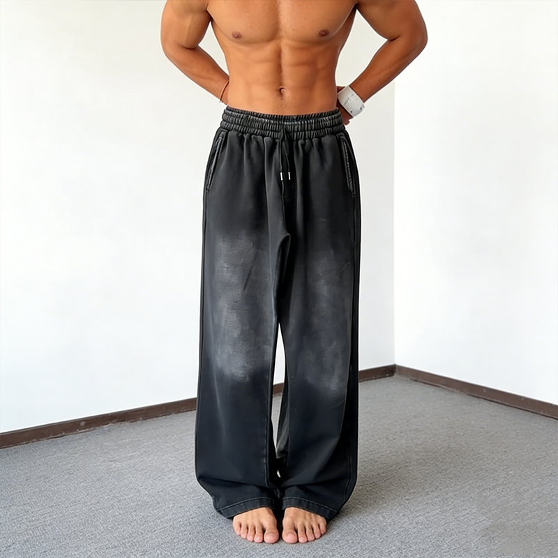 Ruffles Wide Legs Joggers